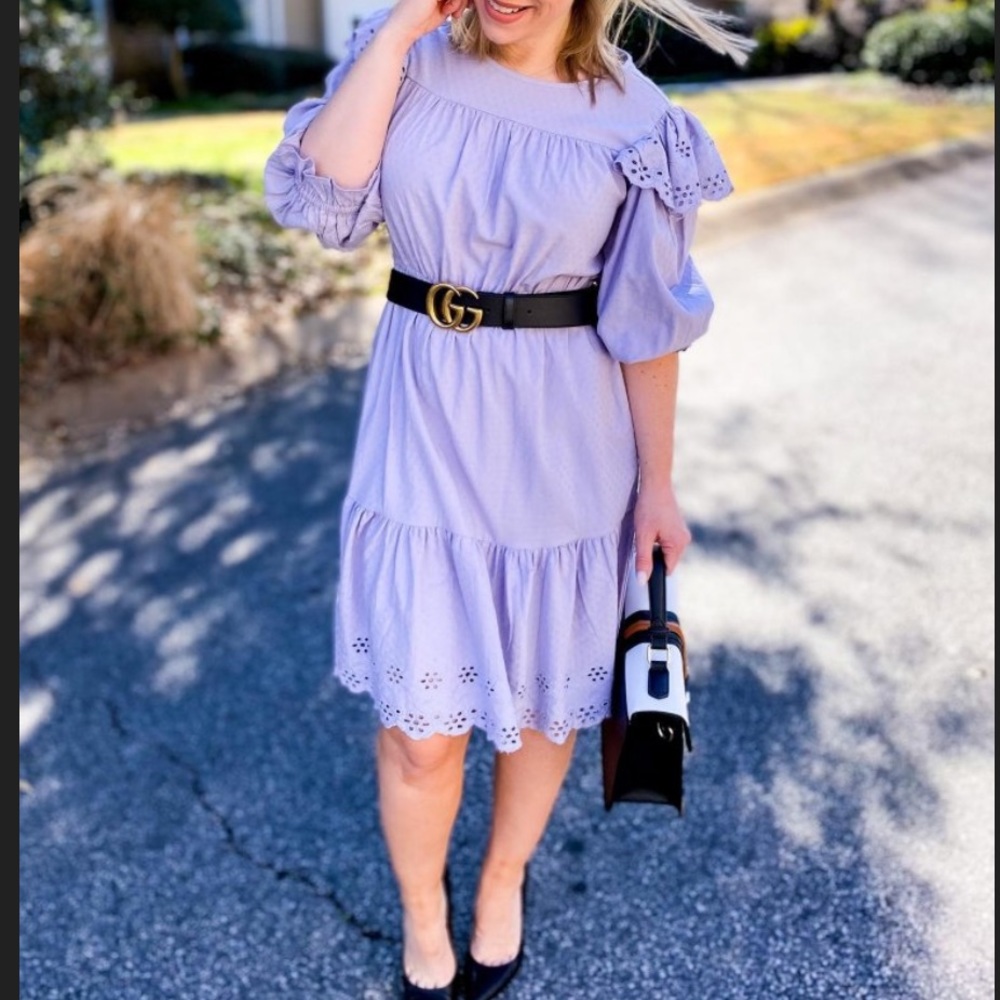 Ruffled sleeve dress - Picture 5 of 6